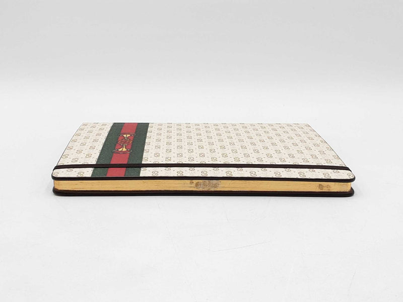 Gucci Gg Supreme Web & Horsebit Large Notebook Fw0925ordu
