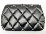 Balenciaga Touch Puffy Black Quilted Leather Large Clutch Do0824wxzde