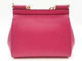 Dolce & Gabbana Sicily Fuschia Pink Saffiano Leather Crossbody Bag Do0425irxde