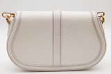Versace Greca Goddess White Leather Shoulder Bag Eb0825pxzde