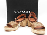 Coach Sandal Brown Size 7 Aa0926ozsa