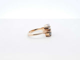 1.51 Cttw "Salt & Pepper" Diamond & 10k Gold Ring 6.2 Gram Size 6.25 Fw0525wwedu