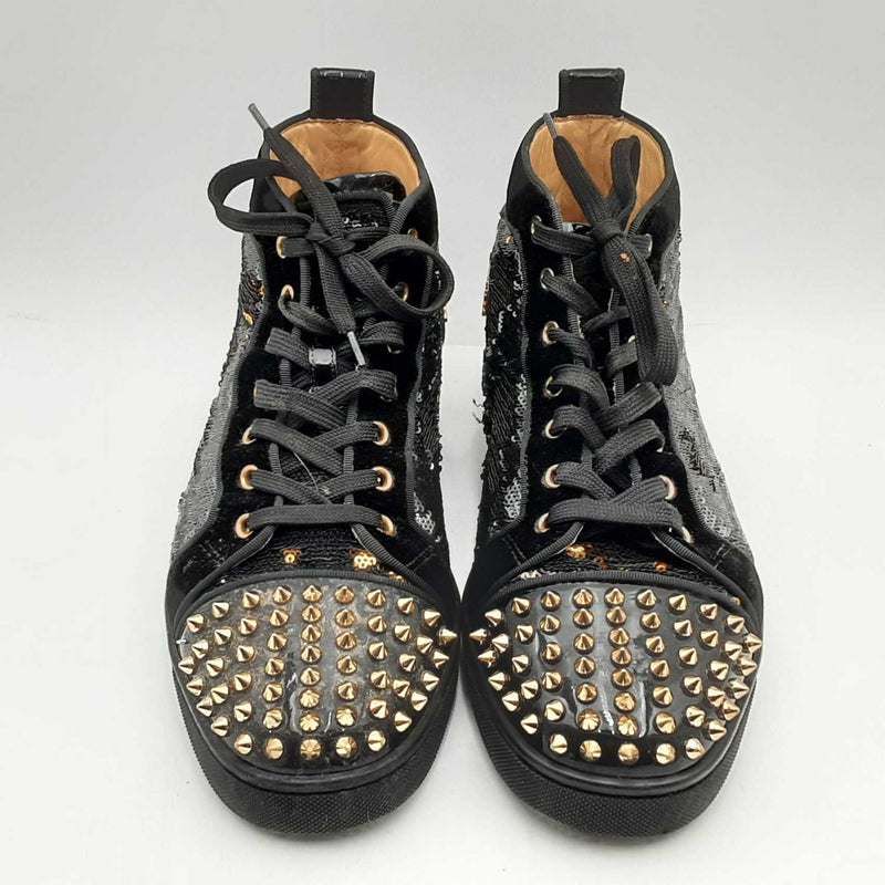 Christian Louboutin Lou Leather Spikes Hs0324exsa