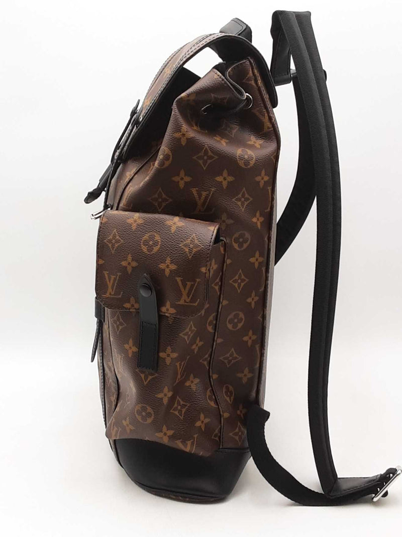 Louis Vuitton Christopher Mm Brown Backpack Aa0925loxzsa