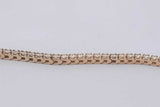 0.6cttw Diamond Tennis Bracelet 14k Yellow Gold 9.5 Grams 6.5 Inch Eb0326rrxsa