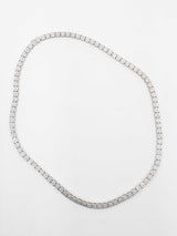 11.64 Cttw Diamond & 10k White Gold Tennis Necklace 54.9g 22 Inch Fw1025pxzxdu