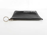Off White "For Belongings" Pouch In Black Leather Fw1125rxde
