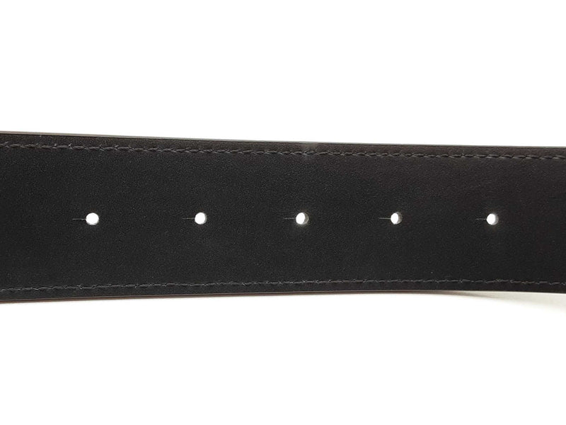 Mcm Claus Black Green Smooth Viestos Leather Belt 36 In Do1224crde