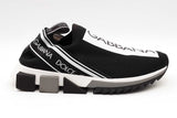 Dolce & Gabbana Sorrento Logo Stretch Knit Sneakers Size 39 Eb0826lrxsa