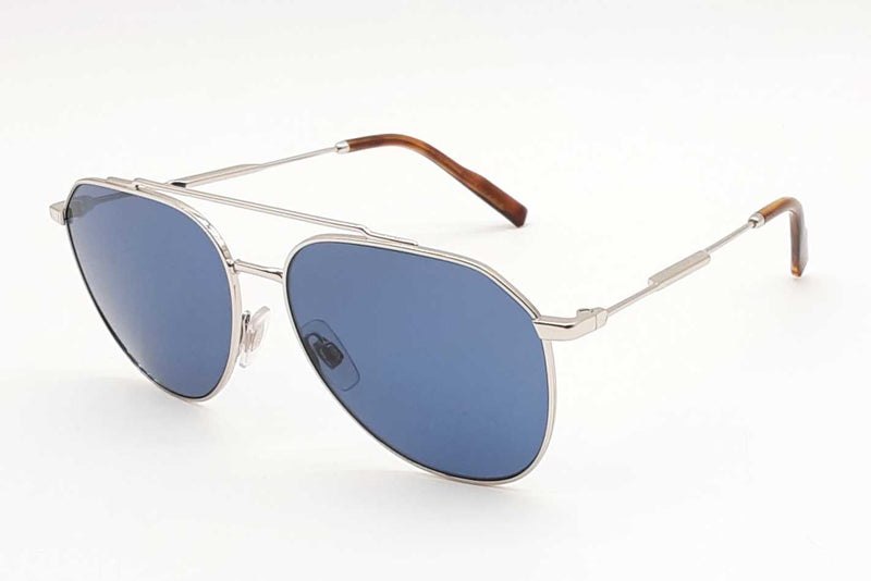 Dolce & Gabbana Dg2296 Pilot Sunglasses With Blue Lenses Eb1125crde