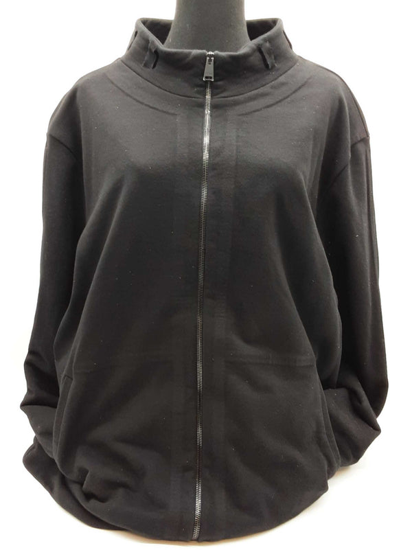 Fendi Black Cotton Zip Up Jacket Size Italian Xxxl Do0925lxzde