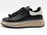 Alexander Mcqueen Oversize Sneaker Iridescent Holographic Black Size 9.5 Aa0626crsa