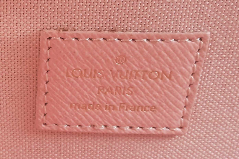 Louis Vuitton Damier Azur Pochette Felicie Rose Pink Eb0425lxxpsa