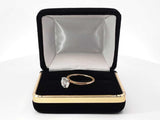 1.58 Ct Lab-grown Diamond  & 14k Gold Solitaire Ring 2.5 Grams Size 6.5 Fwcrzdu