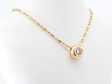0.30 Cttw Diamond & 18k Yellow Gold Solitaire Necklace 5.5g 16 Inch Fw0926cxzdu