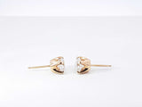 1.40 Cttw Diamond & 14k Yellow Gold Solitaire Stud Earrings 1.7 Grams Fw0725lixzdu