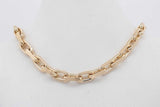 14k Yellow Gold Link Chain Necklace 27.9 Grams 17.5 Inch Eb0726lcrxsa