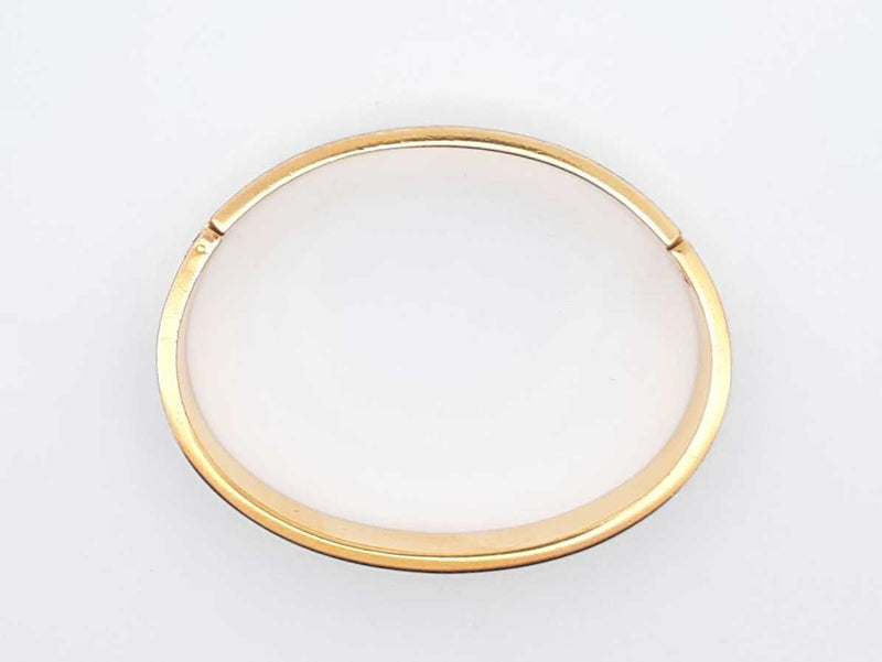 Fendi Ff Forever Fendi Gold-tone Bangle Bracelet 33.7 Grams Fw0125lrzdu