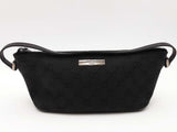 Gucci Black Gg Monogram Canvas Boat Pochette Eb0826lxzsa