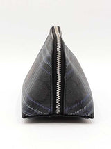 Coach Cosmetic Pouch In Multicolor Plaid Signature Coated Canvas Fw0725pzdu