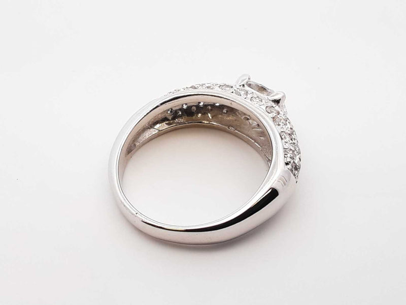 2.13 Cttw Diamond & 14k Gold Cluster Ring 5.7 Grams Size 7.25 Fw0925lprxdu