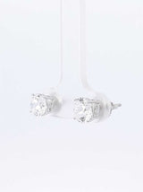 2.0 Cttw Lab-grown Diamond Stud Earrings In 14k White Gold 1.1 Gram Fw0326wcrdu