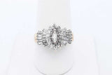 0.47cttw Diamond Ring In 14k Yellow Gold 5 Grams Size 8.5 Eb0826wxzde