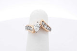 0.48cttw Diamond Ring In 14k Yellow Gold 3.9 Grams Size 3.5 Eb0826rxzsa