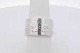 Gucci 925 Sterling Silver Trademark Band Ring 14 Grams Gucci Size 14 Eb0426exsa