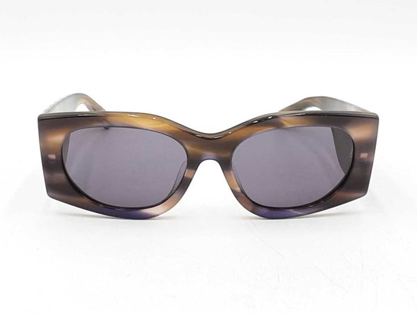 Tory Burch Kira Rectangular Purple Striated Acetate Sunglasses Fw1125izdu