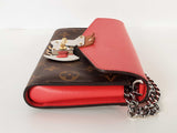 Louis Vuitton Limited Edition Monogram Tribal Mask Chain Wallet Sd0526srzde