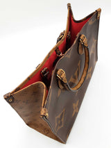 Louis Vuitton Onthego Mm Bag In Reverse Monogram Giant Coated Canvas Fw0626lsordu