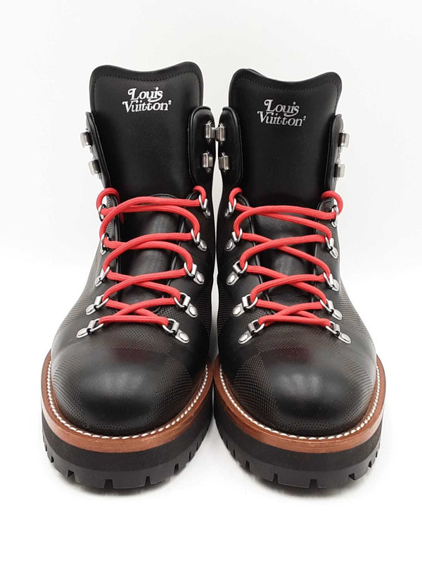 Louis Vuitton X Nigo Alpinist Boots In Damier Leather Size Us 10 Fw0825lzxdu