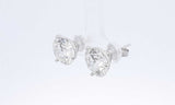 11.2 Cttw Lab Grown Diamond 14k White Gold Stud Earrings Fw1024wixzdu
