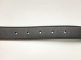 Gucci 414516 Gg Marmont Thin Black Leather Belt Size 85/34 Do1124oxzde