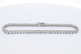 4.64ctw Lab Grown Diamond Tennis Bracelet Sterling Silver 7.6g Eb0425crxdu