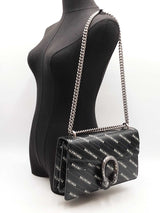 Gucci X Balenciaga The Hacker Project Dionysus Bag In Black Calfskin Fw1125crzdu