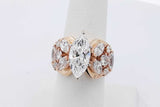 3.61cttw Diamond Ring In 14k Yellow Gold 16.5 Grams Size 6.5 Eb0926pxxzsa