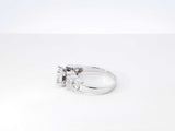 0.76 Cttw Diamond & 14k White Gold Engagement Ring 4.7 Grams Size 6 Fw0526irrdu