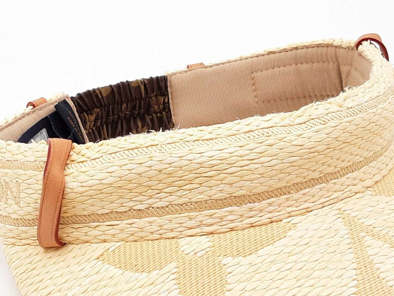 Louis Vuitton Beachview Monogram Raffia-effect Visor Fw0725ozxdu
