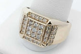 0.93cttw Diamond Ring In 10k Yellow Gold 5.5 Grams Size 11.5 Eb0926pxzsa