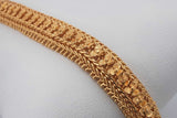 22k Yellow Gold Woven Floral Design Bracelet 30 Grams 6 Inch Eb0726wwxzsa
