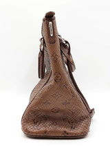 Louis Vuitton Antheia Ixia Pm Bag In Brown Monogram Python Leather Fw0626ozxzdu