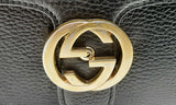 Gucci Gg Interlocking Leather Shoulder Bag Hs1223lrxsa