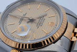 Rolex Oyster Perpetual Datejust 36mm Houndstooth Dial Watch Eb0726rrxzde