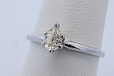 0.2ctw Diamond Ring In 10k White Gold 1.4 Grams Size 6.25 Eb0926sxde