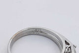 0.67cttw Diamond Wedding Set In 14k White Gold 3.2 Grams Size 4 Eb0625wxzsa