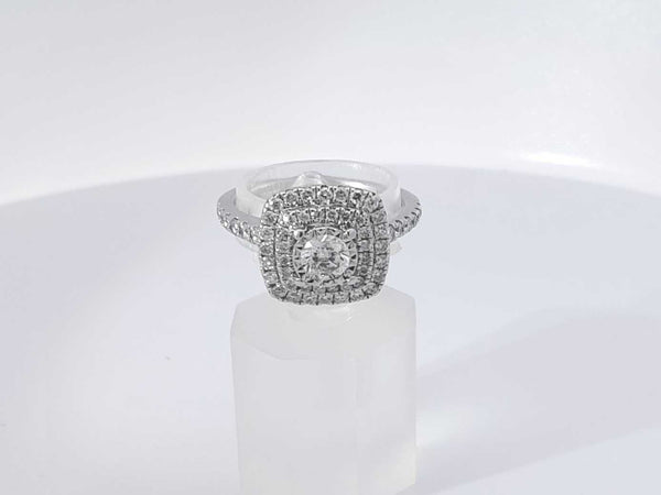 0.34 Cttw Diamond 14k White Gold 3.7 Grams Ring Size 7 Aa0825wxzsa