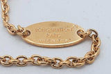 Louis Vuitton Lv Floragram Gold Tone Necklace 9.1 Grams 16 Inch Eb0726lxzsa
