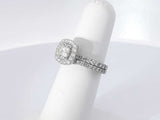 1.62 Cttw Diamond 18k White Gold 5.8 Grams Wedding Set Size 5.5 Aa0925exzsa